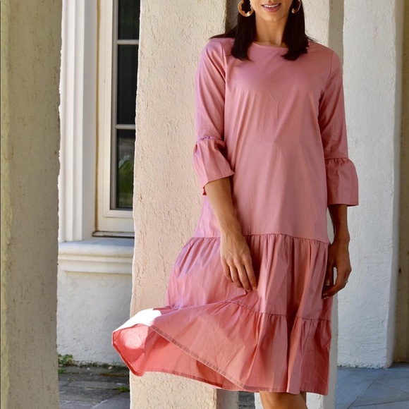 maya’s place Dresses & Skirts - Mayas Place Light Pink Daisy Dress